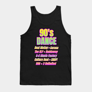 90s Dance Music Tank Top